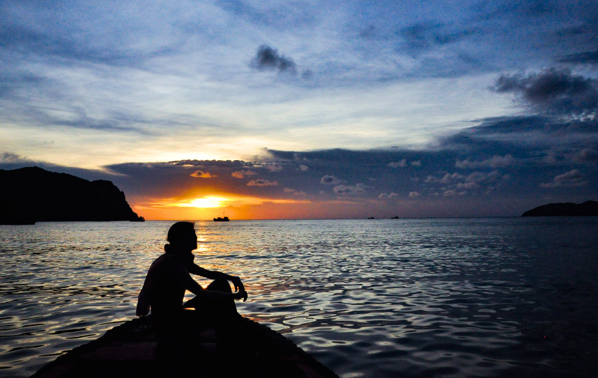 Coucher de soleil sur Con Dao soleil-couchant