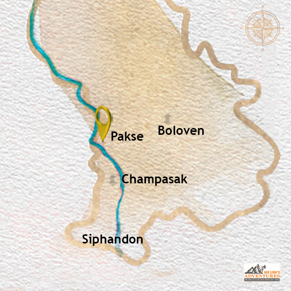 Location of Pakse pakse_map