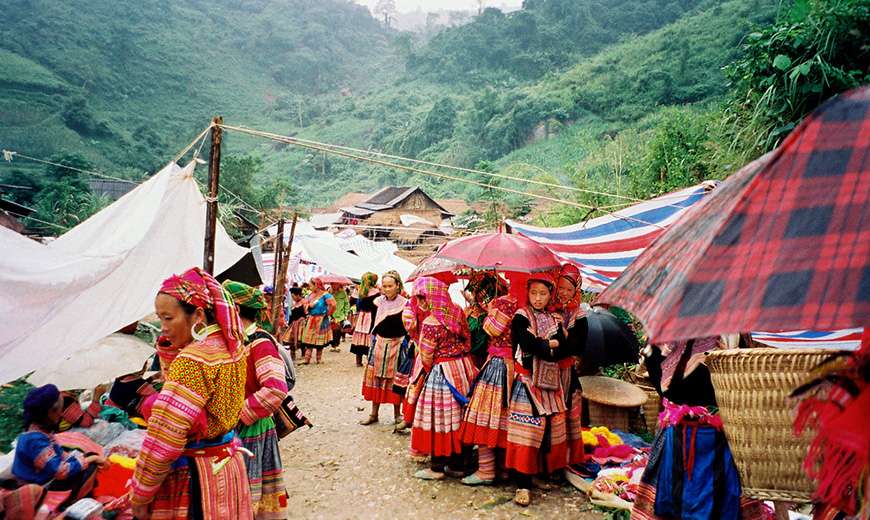 Sapa in the north of Vietnam