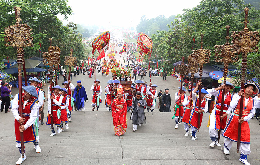 The solemn ceremony of Hung Kings Festival