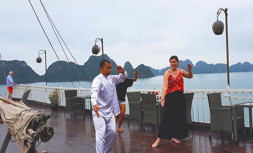 A true experience in Bai Tu Long Bay on an original Cruise.