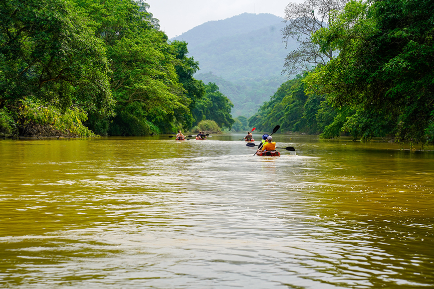 kayaking