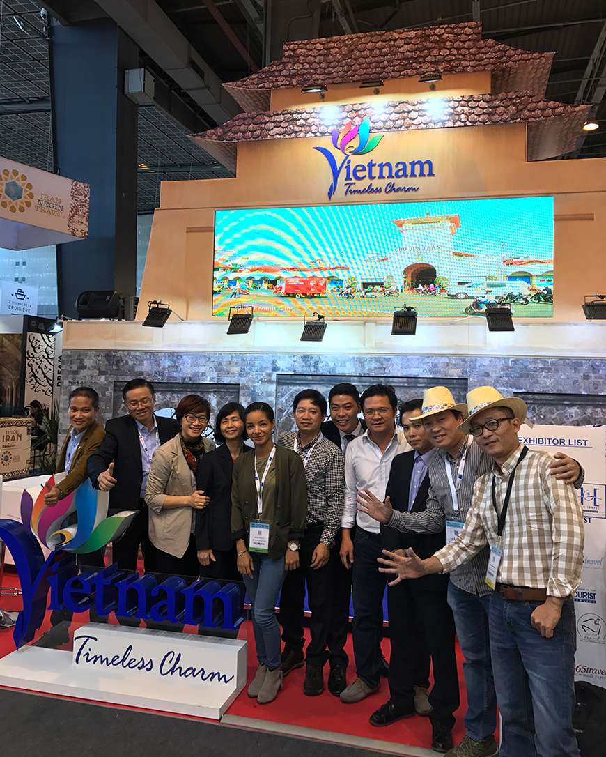 Teams of the tourist enterprises in Vietnam