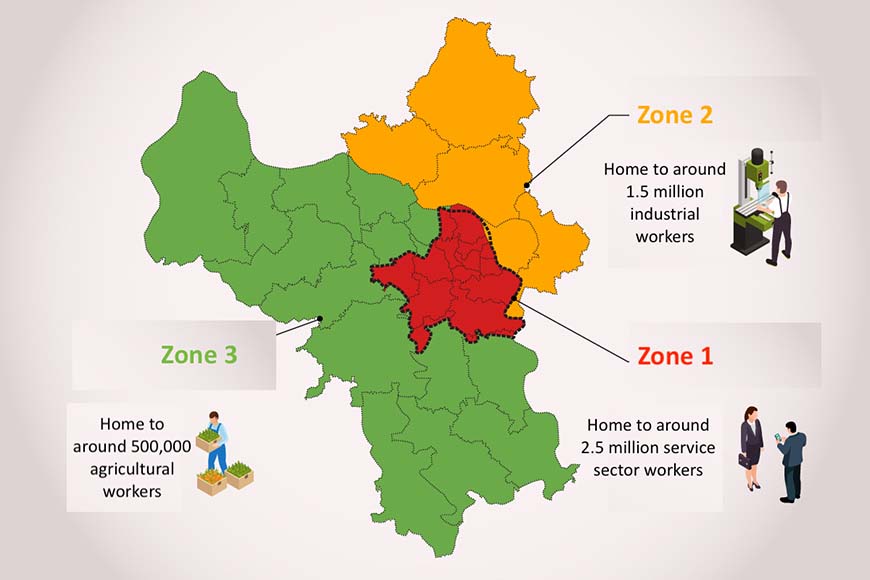 division of isolated zones in Hanoi