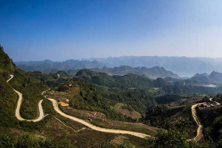 La route de Ha Giang à Dong Van