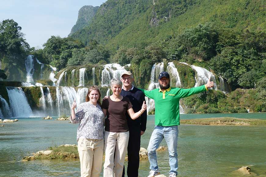Ban Gioc Falls is the largest waterfall in Asia